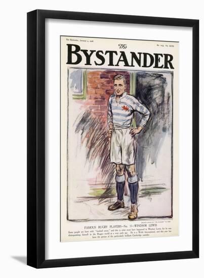 Hopkin Windsor Lewis (1906- 1982), Rugby Player and Welsh International-null-Framed Art Print