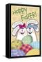 Hoppy Easter Patch Eggs-Margaret Wilson-Framed Stretched Canvas