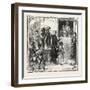 Hops and Hop Pickers, in a Kentish Hop Garden, Kent, England, Pay Day, 1876, Uk-null-Framed Giclee Print