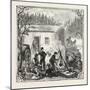Hops and Hop Pickers, in a Kentish Hop Garden, Kent, England, the Temporary Home, 1876, Uk-null-Mounted Giclee Print