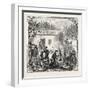 Hops and Hop Pickers, in a Kentish Hop Garden, Kent, England, the Temporary Home, 1876, Uk-null-Framed Giclee Print