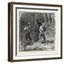 Hops and Hop Pickers, in a Kentish Hop Garden, Kent, England, Turning Hops in the Kiln, 1876, Uk-null-Framed Giclee Print