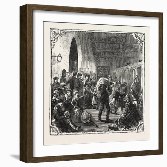 Hops and Hop Pickers-null-Framed Giclee Print