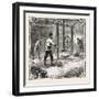 Hops and Hop Pickers-null-Framed Giclee Print