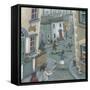 Hopscotch Down the Hill-Peter Adderley-Framed Stretched Canvas