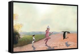 Hopscotch-Nancy Tillman-Framed Stretched Canvas