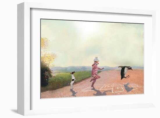 Hopscotch-Nancy Tillman-Framed Premium Giclee Print