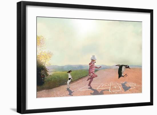 Hopscotch-Nancy Tillman-Framed Art Print