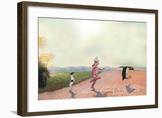 Hopscotch-Nancy Tillman-Framed Art Print