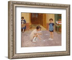 Hopscotch-Victor Gabriel Gilbert-Framed Giclee Print