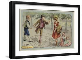 Hopscotch-null-Framed Premium Giclee Print