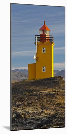 Hopsneses Lighthouse, Reykjanes (Headland), Iceland-Rainer Mirau-Mounted Photographic Print