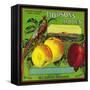 Hopson's Apple Crate Label - Milton, WA-Lantern Press-Framed Stretched Canvas