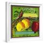 Hopson's Apple Crate Label - Milton, WA-Lantern Press-Framed Art Print