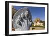 Hor Samran Phirun, Royal Palace, in the Capital City of Phnom Penh, on the Mekong River, Cambodia-Michael Nolan-Framed Photographic Print