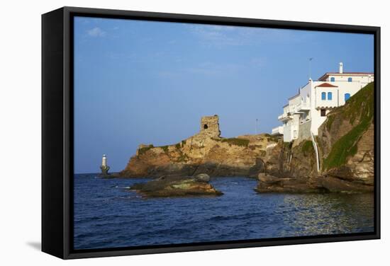 Hora, Andros Island, Cyclades, Greek Islands, Greece, Europe-Tuul-Framed Stretched Canvas