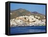 Hora (Chora) Main Town and Kastro, Naxos, Cyclades, Aegean, Greek Islands, Greece, Europe-Tuul-Framed Stretched Canvas