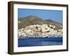 Hora (Chora) Main Town and Kastro, Naxos, Cyclades, Aegean, Greek Islands, Greece, Europe-Tuul-Framed Photographic Print