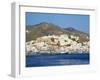 Hora (Chora) Main Town and Kastro, Naxos, Cyclades, Aegean, Greek Islands, Greece, Europe-Tuul-Framed Photographic Print