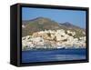 Hora (Chora) Main Town and Kastro, Naxos, Cyclades, Aegean, Greek Islands, Greece, Europe-Tuul-Framed Stretched Canvas