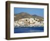 Hora (Chora) Main Town and Kastro, Naxos, Cyclades, Aegean, Greek Islands, Greece, Europe-Tuul-Framed Photographic Print