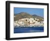 Hora (Chora) Main Town and Kastro, Naxos, Cyclades, Aegean, Greek Islands, Greece, Europe-Tuul-Framed Photographic Print