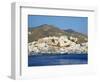 Hora (Chora) Main Town and Kastro, Naxos, Cyclades, Aegean, Greek Islands, Greece, Europe-Tuul-Framed Photographic Print