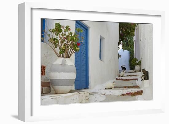 Hora, Serifos Island, Cyclades, Greek Islands, Greece, Europe-Tuul-Framed Photographic Print