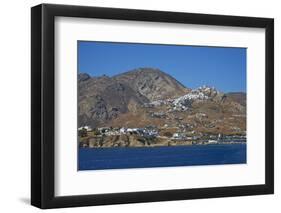 Hora, the Main Town on a Rocky Spur, Serifos, Cyclades, Greek Islands, Greece, Europe-Tuul-Framed Photographic Print