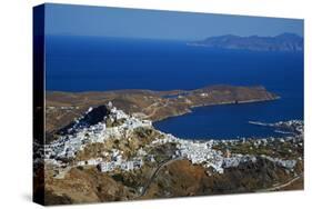Hora, the Main Town on Serifos on a Rocky Spur, Serifos Island, Cyclades, Greek Islands, Greece-Tuul-Stretched Canvas