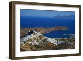 Hora, the Main Town on Serifos on a Rocky Spur, Serifos Island, Cyclades, Greek Islands, Greece-Tuul-Framed Photographic Print