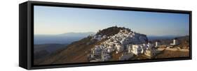 Hora, the Main Town on Serifos on a Rocky Spur, Serifos Island, Cyclades, Greek Islands, Greece-Tuul-Framed Stretched Canvas