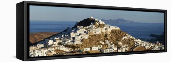 Hora, the Main Town on Serifos on a Rocky Spur, Serifos Island, Cyclades, Greek Islands, Greece-Tuul-Framed Stretched Canvas
