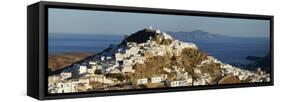 Hora, the Main Town on Serifos on a Rocky Spur, Serifos Island, Cyclades, Greek Islands, Greece-Tuul-Framed Stretched Canvas