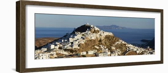 Hora, the Main Town on Serifos on a Rocky Spur, Serifos Island, Cyclades, Greek Islands, Greece-Tuul-Framed Photographic Print