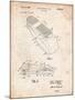 Horace N Rowe Wah Pedal Patent-Cole Borders-Mounted Art Print