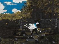 A Chester County Art Critic, 1940 (Oil on Canvas)-Horace Pippin-Giclee Print