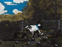 The End of the War: Starting Home, 1930-33 (Oil on Canvas)-Horace Pippin-Framed Premium Giclee Print