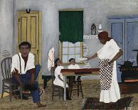 A Chester County Art Critic, 1940 (Oil on Canvas)-Horace Pippin-Giclee Print