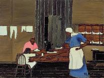 Christmas Morning, Breakfast, 1945 (Oil on Canvas)-Horace Pippin-Giclee Print