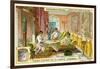 Horace Reciting His Odes before Augustus and Maecenas-null-Framed Giclee Print