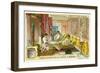 Horace Reciting His Odes before Augustus and Maecenas-null-Framed Giclee Print