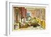 Horace Reciting His Odes before Augustus and Maecenas-null-Framed Giclee Print