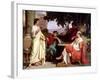 Horace, Virgil and Varius at the House of Maecenas-Charles Francois Jalabert-Framed Giclee Print