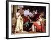 Horace, Virgil and Varius at the House of Maecenas-Charles Francois Jalabert-Framed Giclee Print