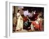 Horace, Virgil and Varius at the House of Maecenas-Charles Francois Jalabert-Framed Giclee Print
