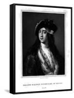 Horace Walpole, 4th Earl of Orford, Politician, Writer, Architectural Innovator-J Cochran-Framed Stretched Canvas