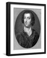 Horace Walpole Age 28-null-Framed Art Print