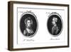 Horace Walpole and Friend-null-Framed Art Print