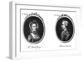 Horace Walpole and Friend-null-Framed Art Print